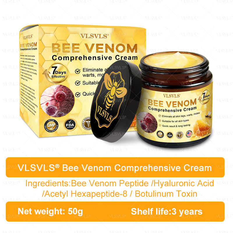Made and Shipped from USA 🌟🌟VLSVLS® Bee Venom Comprehensive Cream LAST DAY 80% OFF(Sagging Skin, Fine Lines, Loss of Firmness, Flat Bust, Drooping Hips, and More)