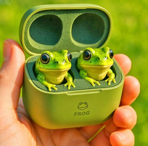 Cute Animal Shaped Bluetooth Earbuds-3D Stereo Animal Design | Wireless Earphones with Cartoon Charging Case