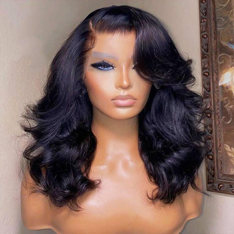 🔥Final 3 Hours: 50%OFF🔥 Density Side Part Glueless LayerCut Wig 6x8 Lace Closure Wig Body Wave Pre Cut Pre Bleached Ready Go Wigs