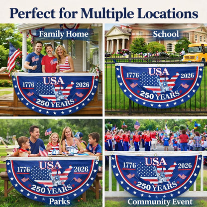 🎉 250th Anniversary Commemorative Banner – Durable, Fade-Resistant Celebration Flag