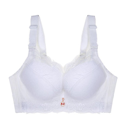 💥FallSweet Padded Push Up Lace Bras for Women  Comfort Floral🌸