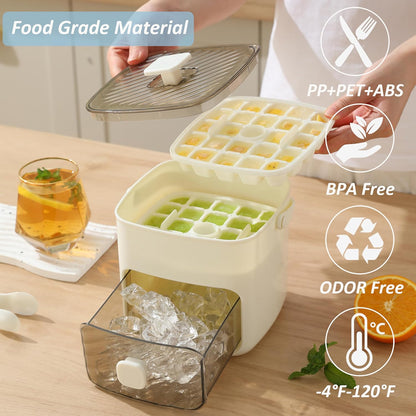 🧊Portable Ice Maker with Lid and Storage Box (48 cubes).