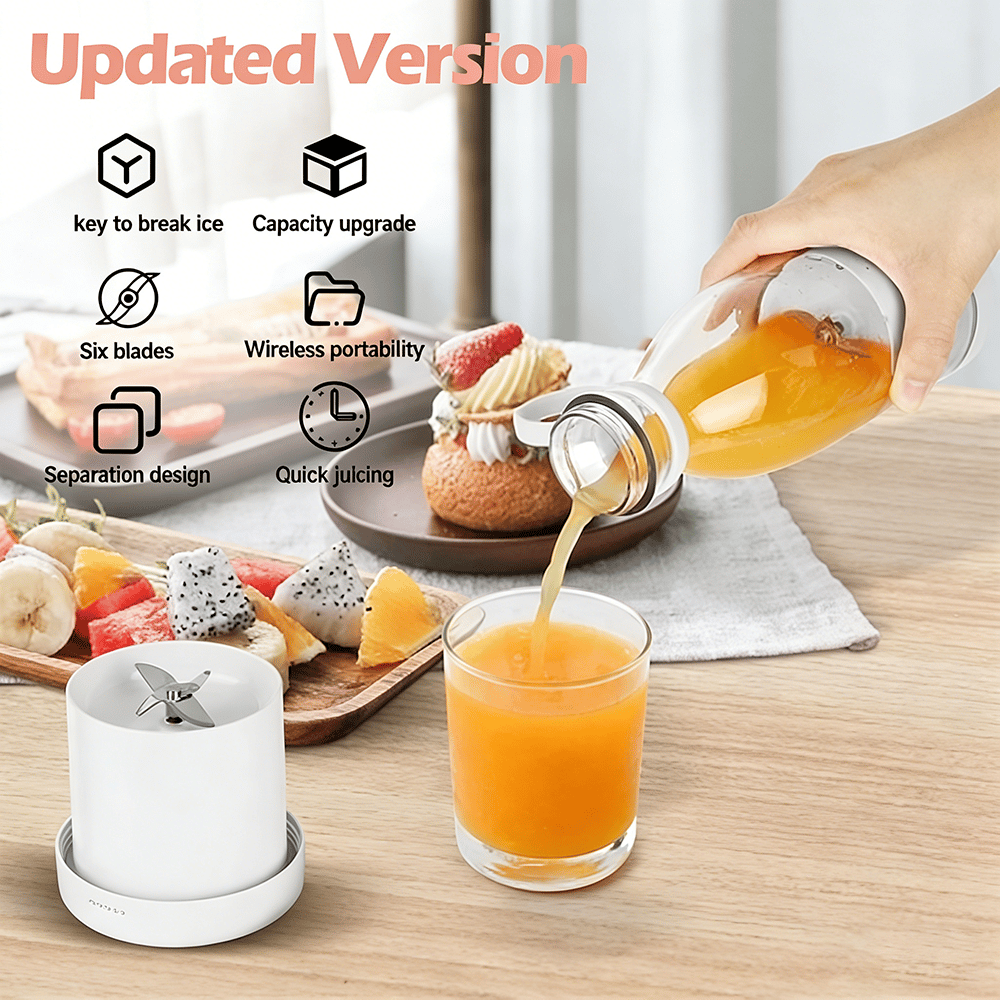 🥤 Compact Personal Blender – On-the-Go Juice & Smoothie Maker