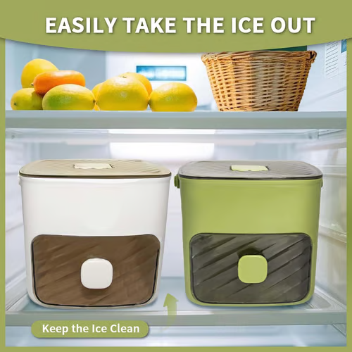 🧊Portable Ice Maker with Lid and Storage Box (48 cubes).