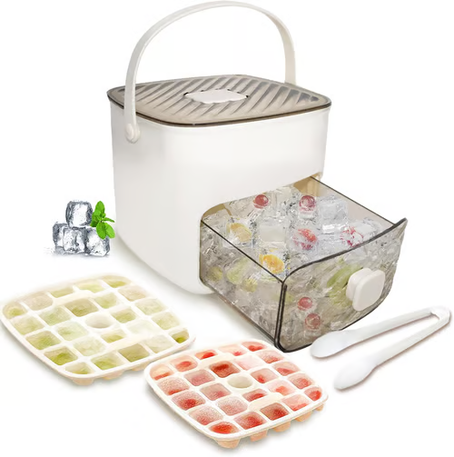 🧊Portable Ice Maker with Lid and Storage Box (48 cubes).