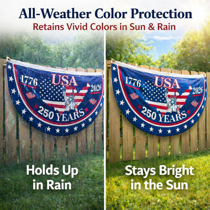 🎉 250th Anniversary Commemorative Banner – Durable, Fade-Resistant Celebration Flag