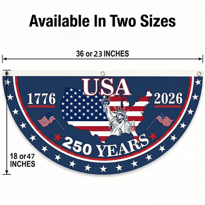 🎉 250th Anniversary Commemorative Banner – Durable, Fade-Resistant Celebration Flag