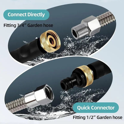 💦 High-Pressure Spray Wand for Garden Hoses – Powerful Outdoor Cleaning Tool