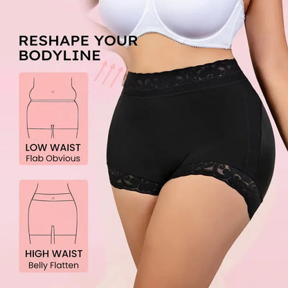 🔥Hot Sale 49% off🌟High Waist Shapewear Panty with Anti-Slip Silicone Band